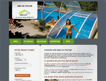 Tablet Screenshot of devis-abri-de-piscine.fr